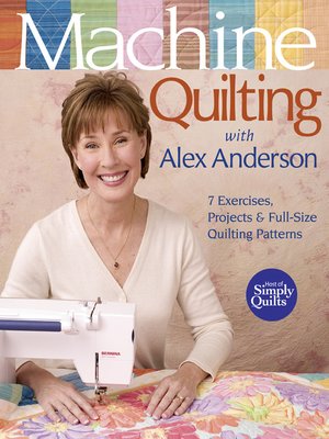 cover image of Machine Quilting with Alex Anderson
